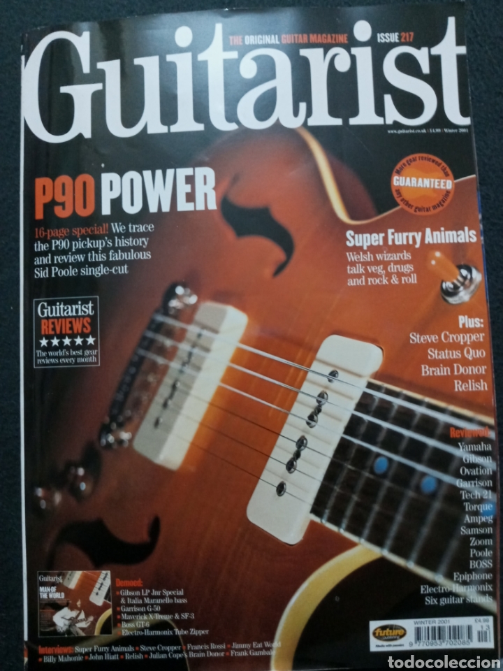 Magazines de musique: Revista Guitarist.UK.Winter 2001.no contiene CD