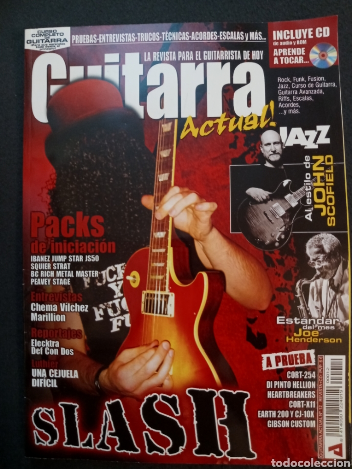 Magazines de musique: Revista Guitarra Actual + Jazz #12.no contiene CD