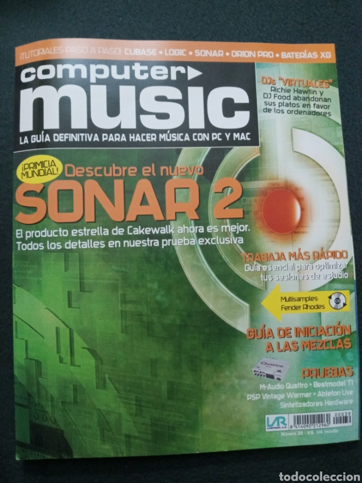 Music magazines: Revista Computer Music#39.No contiene CD