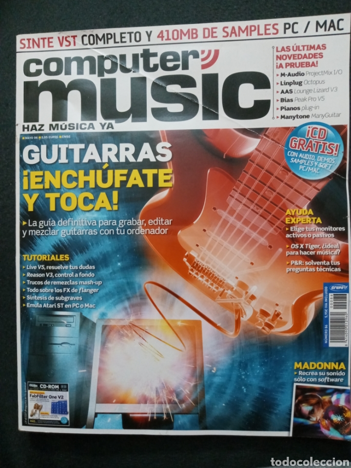 Music magazines: Revista Computer Music#86.contiene DVD#107