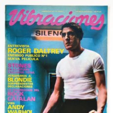 Revistas de música: REVISTA VIBRACIONES Nº 71 - ROGER DALTREY - ANDY WARHOL ROLLING STONES MICHAEL JACKSON SIN POSTER