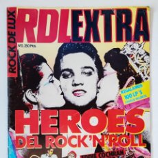 Revistas de música: REVISTA ROCK DE LUX - RDL EXTRA Nº 5 - HEROES DEL ROCK'N'ROLL - ELVIS - EDDIE COCHRAN + PÓSTER. Lote 303281408