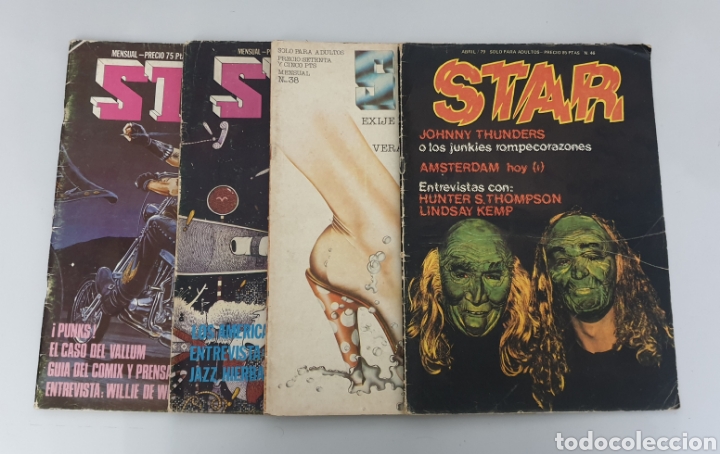 Music magazines: LOTE 4 REVISTAS STAR N&deg; 35, 37, 38 y 46