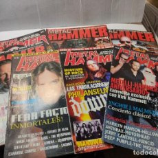 Revistas de música: REVISTAS METAL HAMMER LOTE 7 AÑOS 80. Lote 306339348