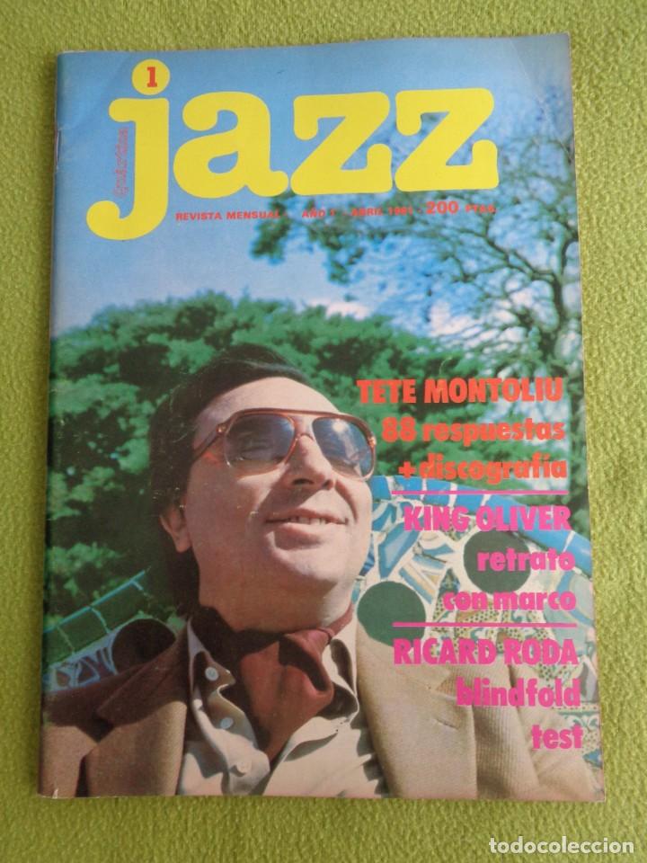 Music magazines: REVISTA JAZZ QU&Agrave;RTICA - NUMERO N&ordm; 1 - TETE MONTOLIU GRAN ENTREVISTA Y DISCOGRAFIA - ABRIL 1981