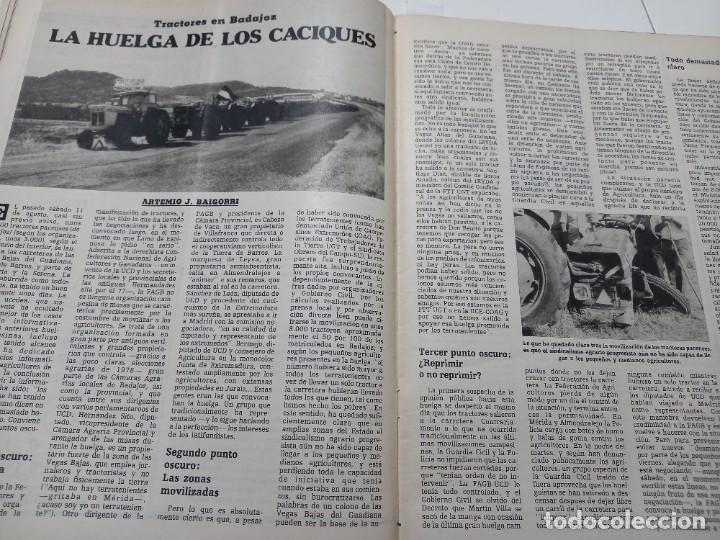 Music magazines: BADAJOZ, HUELGA DE TRACTORES EN EL CAMPO. RECORTE DE TRIUNFO AGOSTO 1979