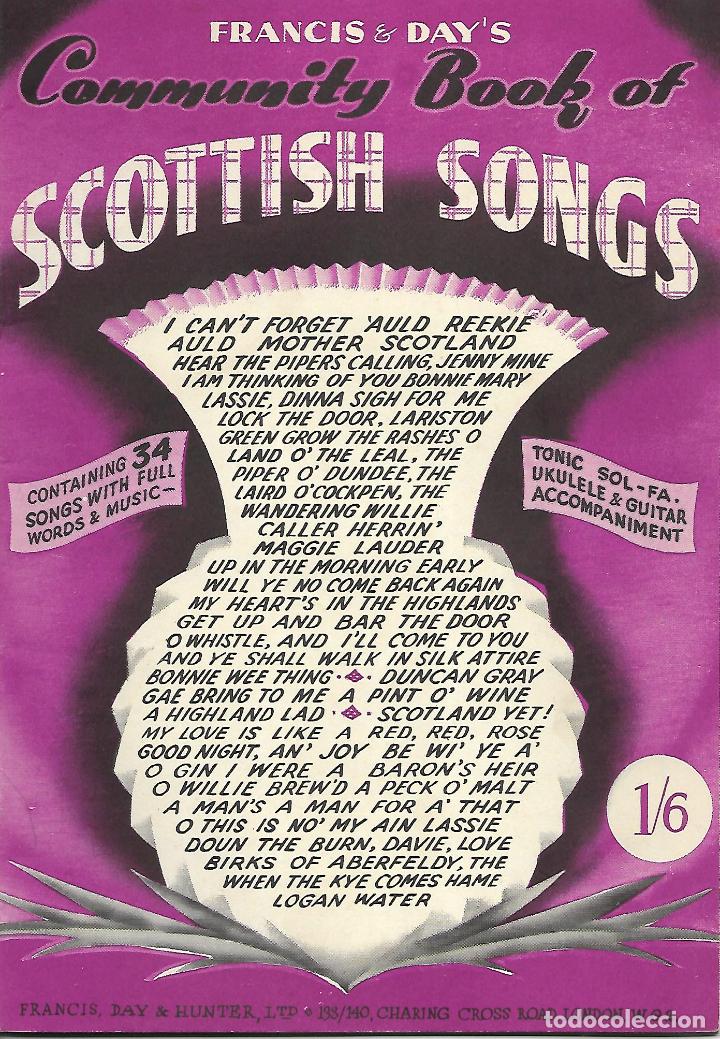 Revistas de m&uacute;sica: SCOTTISH SONGS (Canciones Escocesas con letra y partitura)