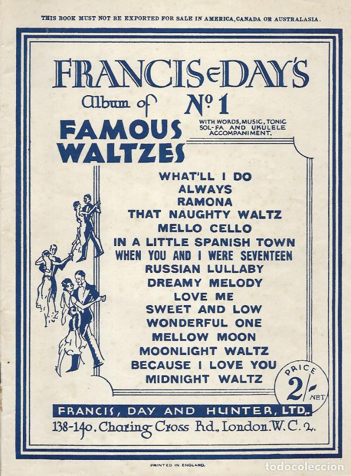 Music magazines: ALBUM OF FAMOUS WALTZES N&ordm; 1