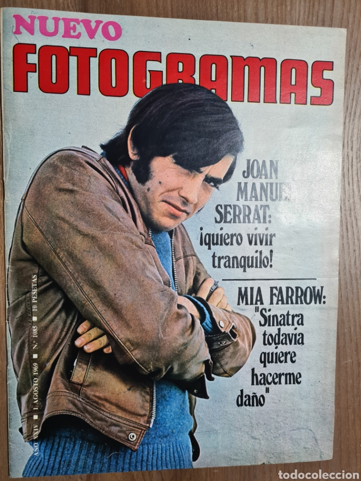 Music magazines: NUEVO FOTOGRAMAS N&ordm; 1085 1/8/1969 JOAN MANUEL SERRAT