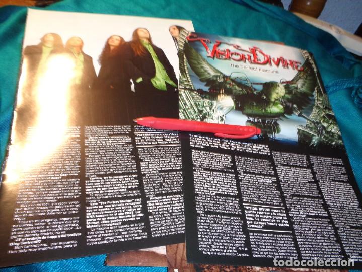 Music magazines: RECORTE : ENTREVISTA AL GRUPO : VISION DIVINE. METALS, DCMBRE 2005