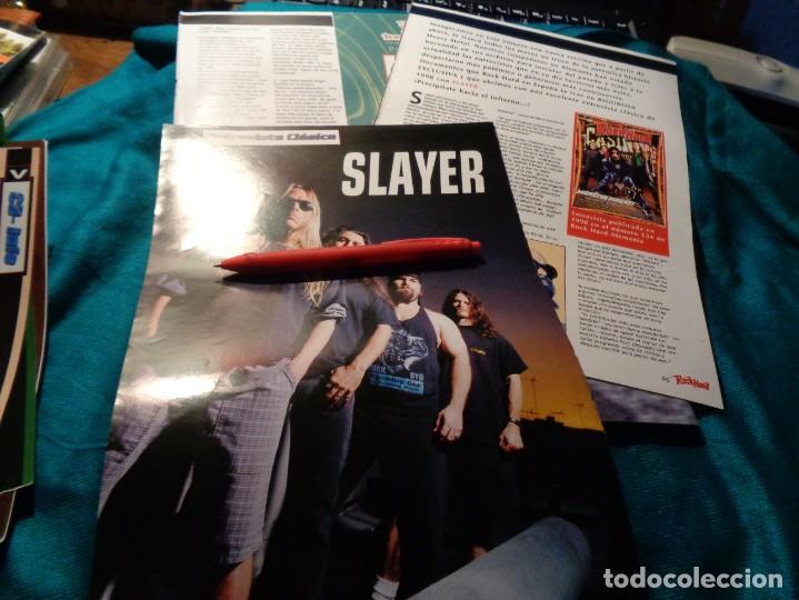 Music magazines: RECORTE : ENTREVISTA AL GRUPO SLAYER. ROCKHARD, MAYO 2003