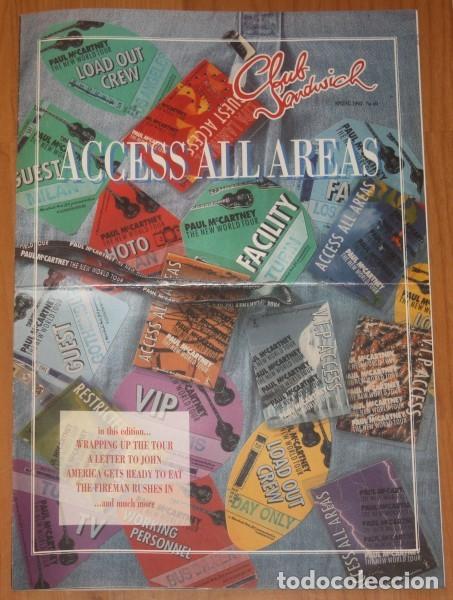 Music magazines: PAUL McCARTNEY Club Sandwich #69 Spring 1994 New World Tour Beatles Linda magazine revista