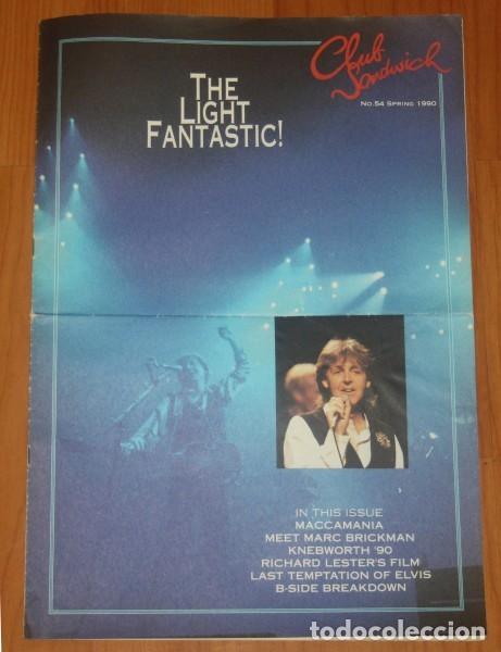 Magazines de musique: PAUL McCARTNEY Club Sandwich #54 Spring 1990 World Tour Beatles Linda Wings magazine revista