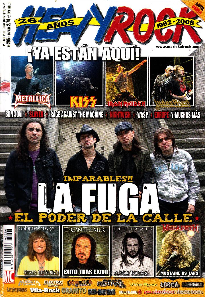 revista heavy rock numero 296 la - Comprar Revistas antiguas de música, manuales y en todocoleccion - 312587923