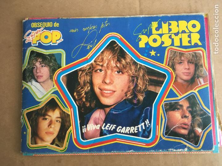 Revistas de m&uacute;sica: leif garrett super libro poster super pop muy completo