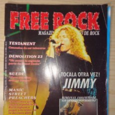 Revistas de música: REVISTA FREE ROCK Nº 31 (LED ZEPPELIN, PLATERO Y TU, TESTAMENT...). Lote 314673163
