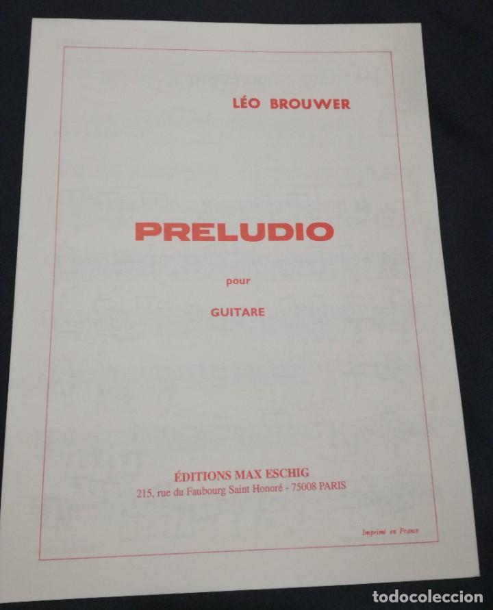 Revistas de m&uacute;sica: Leo Brouwer. Preludio - Foto 1