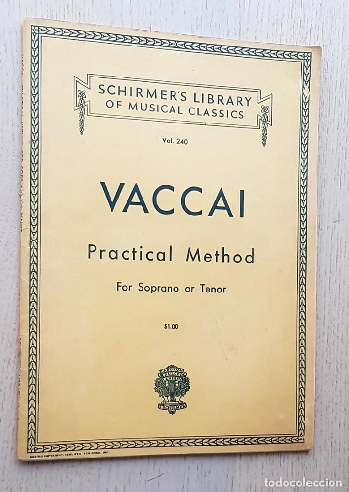 Magazines de musique: PRACTICAL ITALIAN VOCAL METHOD for Soprano or Tenor - VACCAI, Niccolo