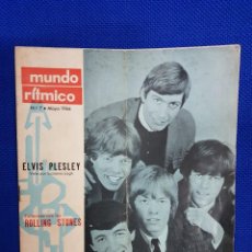 Revistas de música: MUNDO RITMICO: ROLLING STONES-BEATLES-BRAVOS-BRINCOS- ELVIS-EXOTICA REVISTA C.ALBERDI 1966. Lote 319137803
