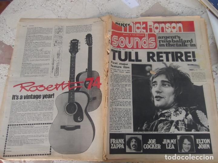 Magazines de musique: music is the message sounds, august, 1973, en ingles, formato diario, hay reportajes , noticias