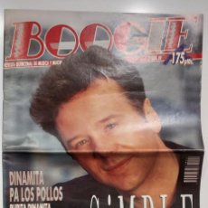 Revistas de música: REVISTA BOOGIE Nº 14 1989. HEROES DEL SILENCIO. DESPERADOS. HIP-HOP CHICAS. ROCK N BORDES. MOTORISTA. Lote 320457543