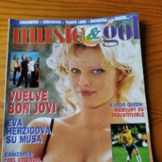 Revistas de música: MUSIC & GOL Nº 4 DE 1998. EVA HERZIGOVA- METALLICA- QUEEN- BON JOVI- MUNDIAL 98- BARÇA- INXS- SKA-P