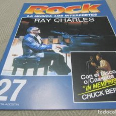 Revistas de música: THE PLATTERS, RAY CHARLES, SAM COOKE, JACKIE WILSON,CHUBBY CHECKER, FASCICULO 27 ROCK. Lote 321562968