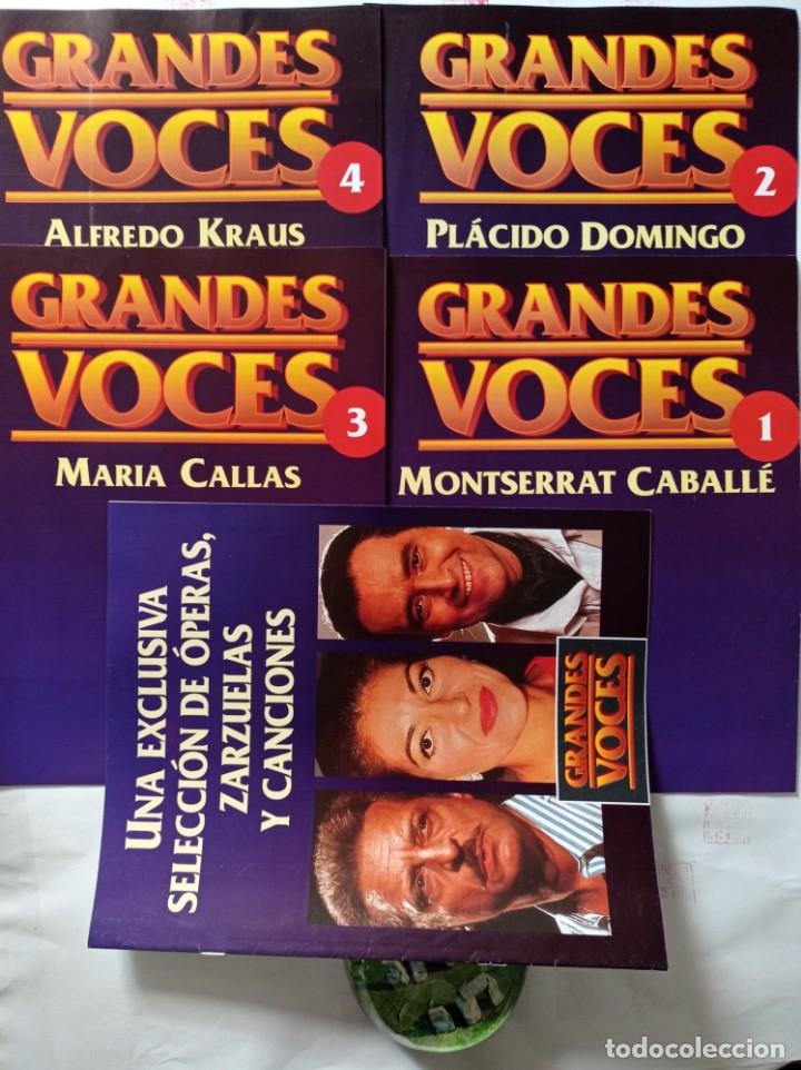 Music magazines: Grandes Voces de la &Oacute;pera y Zarzuela: Caball&eacute;, Domingo, Callas, Kraus. Lote 5 fasc&iacute;culos