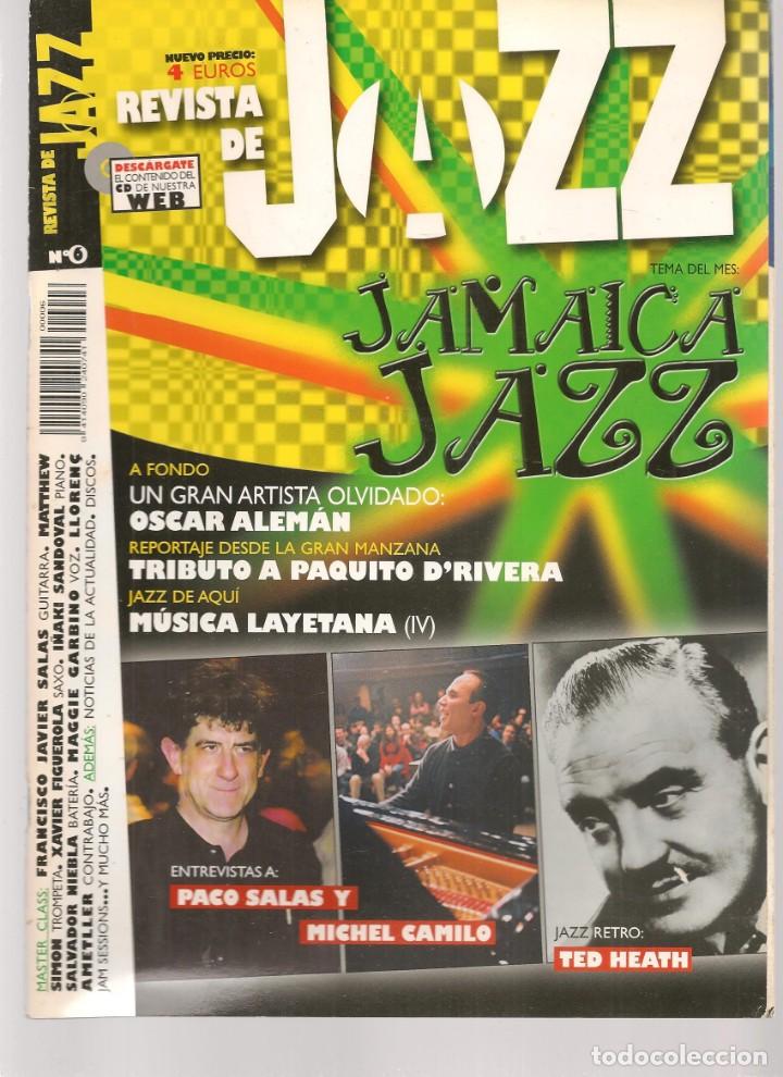 Music magazines: REVISTA DE JAZZ. N&ordm; 6. JAMAICA JAZZ. (B/61)