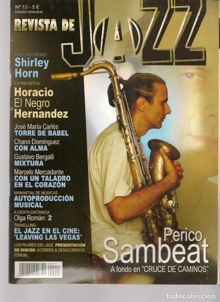 Music magazines: REVISTA DE JAZZ. N&ordm; 13. PERICO SAMBEAT. (B/61)