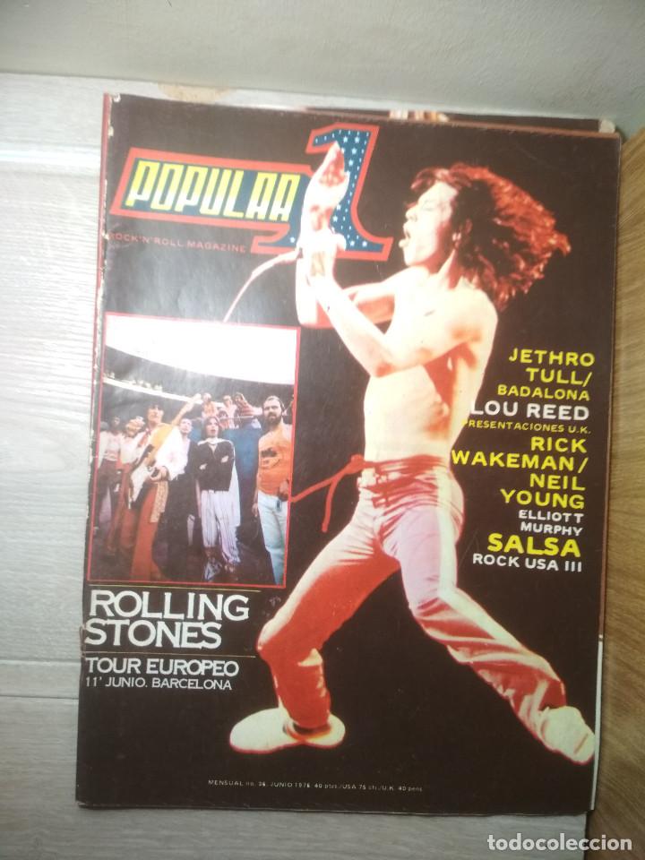 Revistas de m&uacute;sica: Popular 1 - Rolling Stones - Foto 1