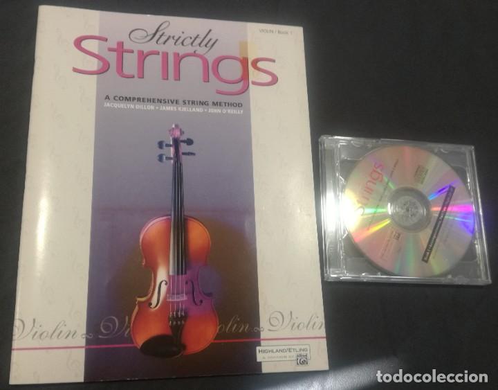 Revistas de m&uacute;sica: STRICTLY STRINGS VIOLIN BOOK 1 (CD) - Foto 1