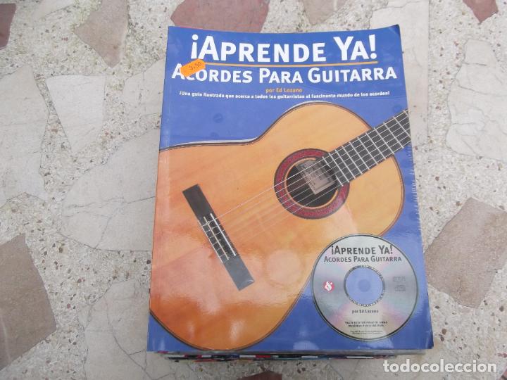 Magazines de musique: aprende ya, acordes para guitarra, con cd, ed lozano, guia ilustrada que acerca a todos los guitarri