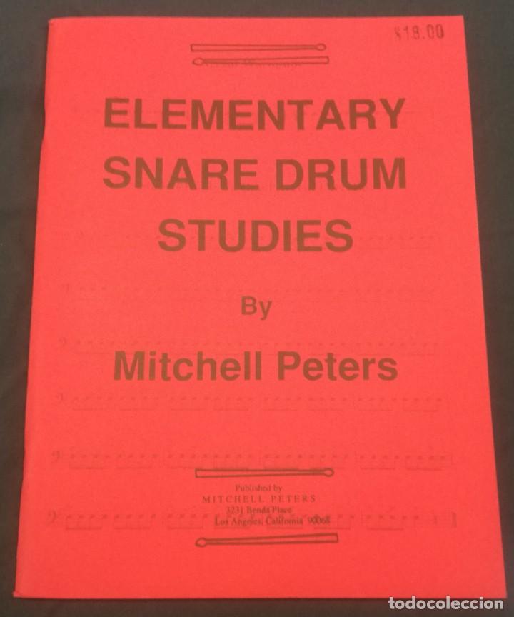 Revistas de m&uacute;sica: PETERS,M. Elementary Snare Drum Studies - Foto 1