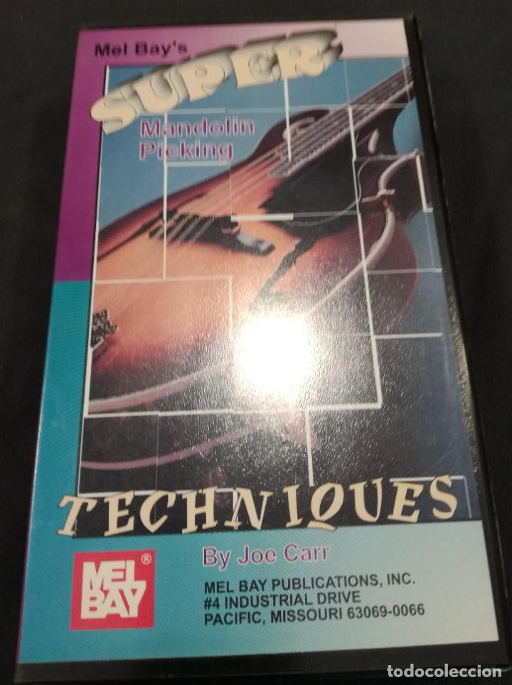 Revistas de m&uacute;sica: CARR,J. Super Mandolin Picking Techniques (VHS) - Foto 1