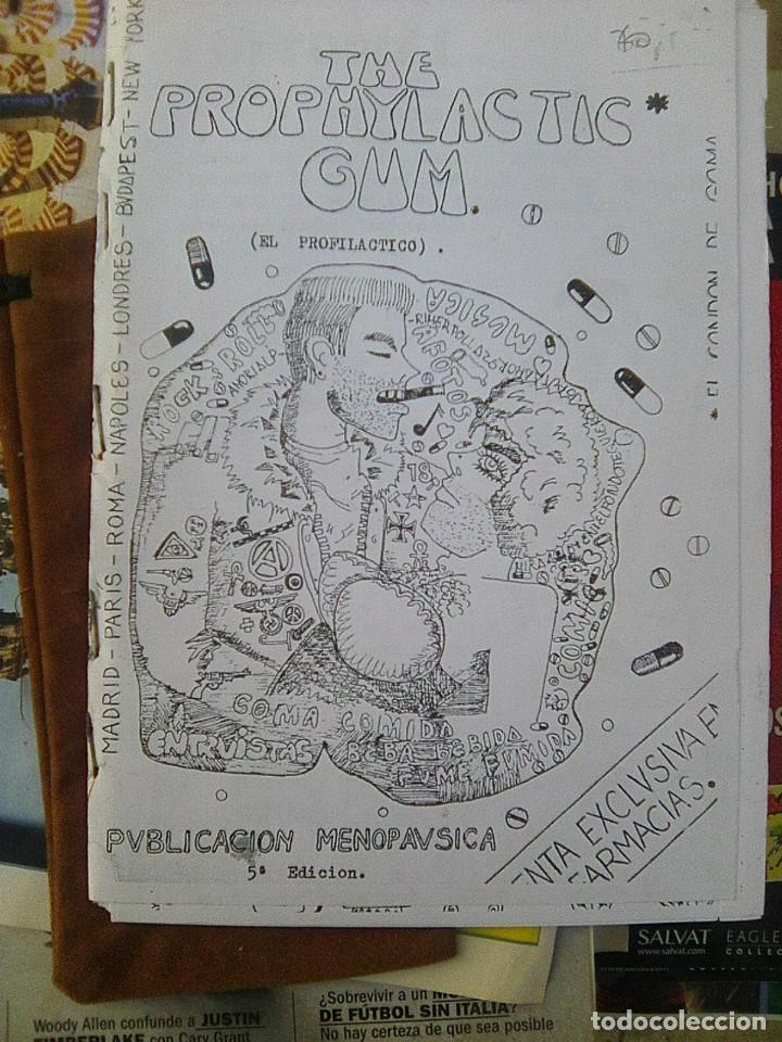Revistas de m&uacute;sica: The Prophilactic Boom -fanzine movida madrid 1985- Mas Birras, Mauricio Aznar, Scotie, Tdk,..
