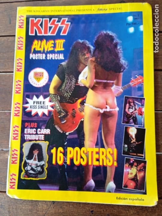 Music magazines: KISS ARMY INTERNATIONAL. STRIKE SPECIAL. 16 POSTERS. N&ordm; 2. 1993