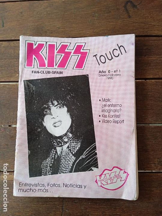 Magazines de musique: KISS FUN-CLUB-SPAIN. TOUCH. A&Ntilde;O 0. N&ordm; 1. EDICION ESPA&Ntilde;OLA. ENERO / FEBRERO. 1990.
