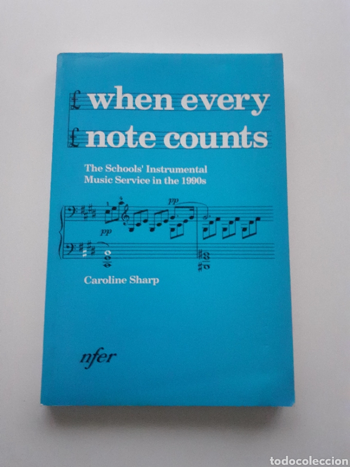 Revistas de m&uacute;sica: When every note counts, Caroline Sharp, 1991 ingl&eacute;s - Foto 1