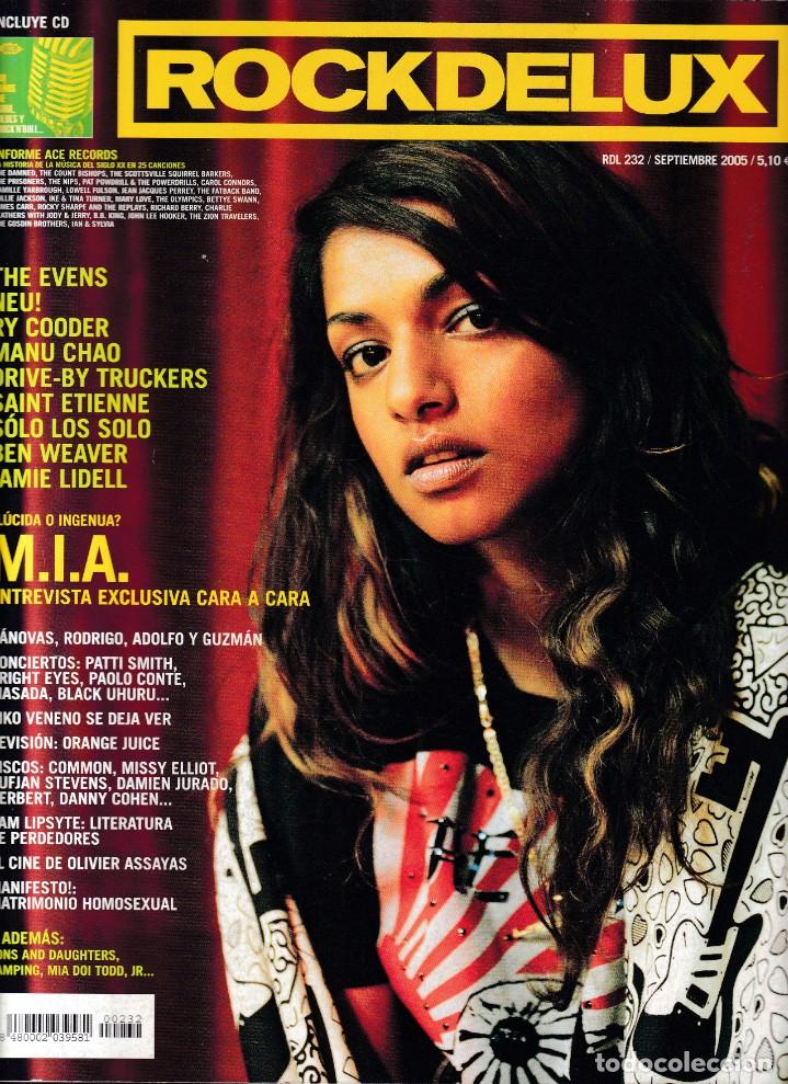 Magazines de musique: ROCKDELUXE - N&Uacute;MERO 232 - SEPTIEMBRE 2005 - EN EXCELENTE ESTADO