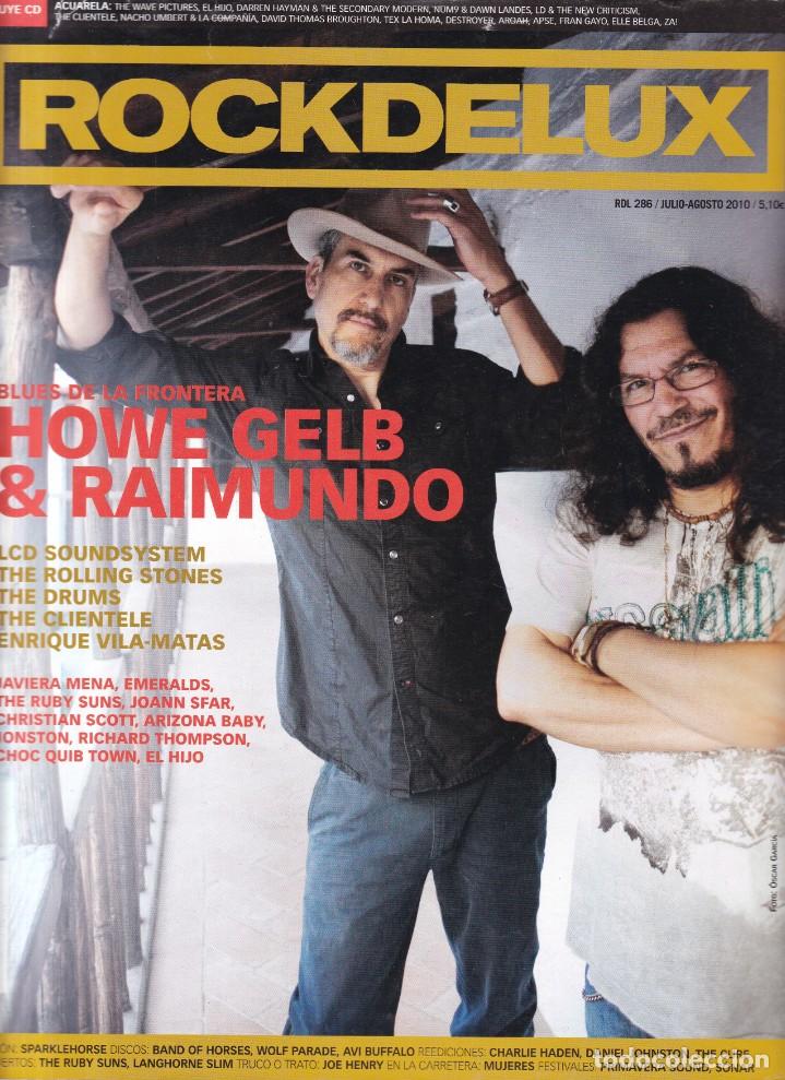Music magazines: ROCKDELUXE - N&Uacute;MERO 286 - JULIO-AGOSTO 2010 - EN EXCELENTE ESTADO