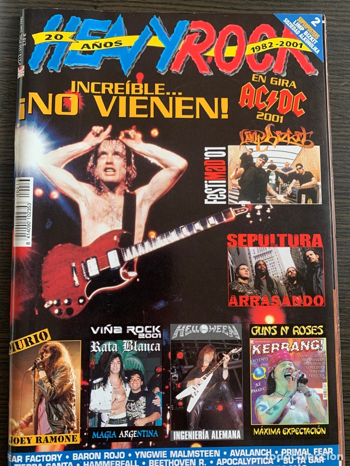 Music magazines: Revista Heavy rock heavyrock n&ordm; 213