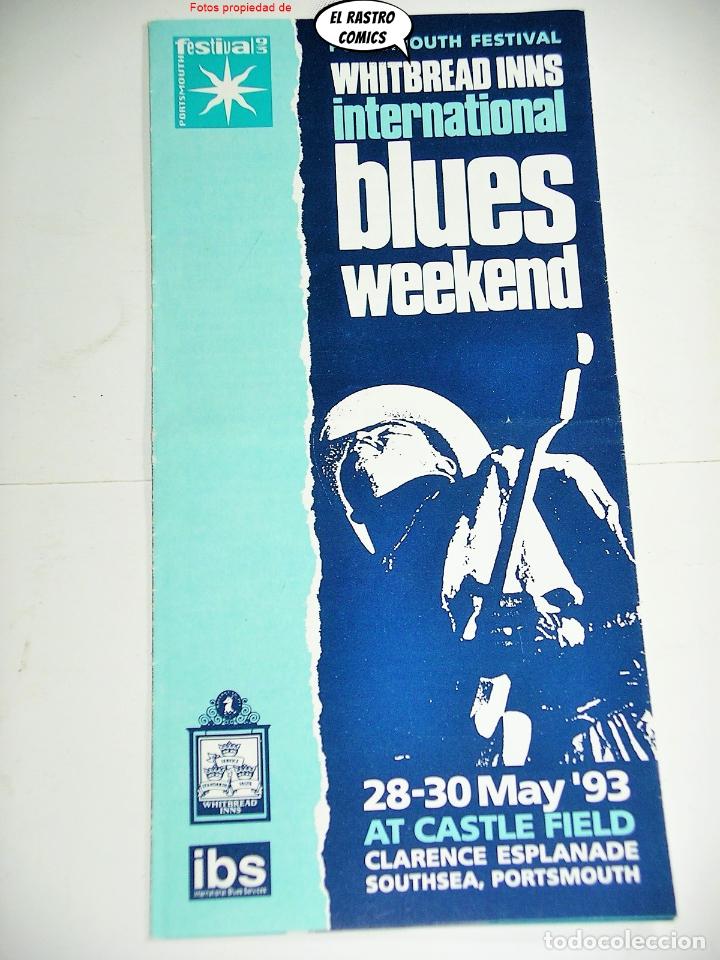 Magazines de musique: Portsmouth Festival at Castle Field, Blues weekend, 28 30 May 1993, programa de mano X4