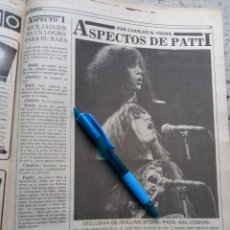 Revistas de música: ENTREVISTA A PATTI SMITH. RECORTE SAL COMUN 1978