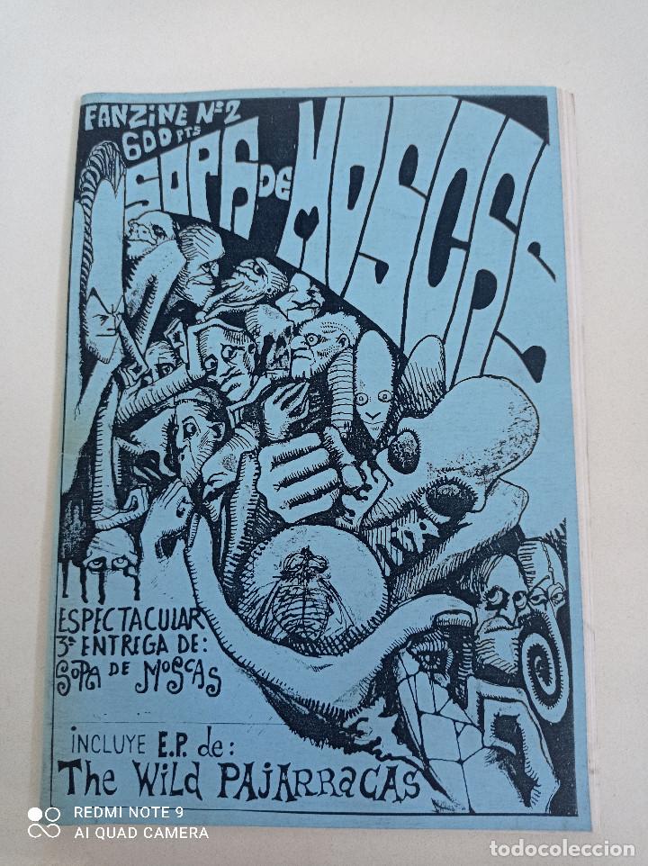 Music magazines: SOPA DE MOSCAS - N&ordm;3 - FANZINE ROCK SEVILLANO 1993 // WILD PAJARRACAS CALEDONIA BLUES BAND