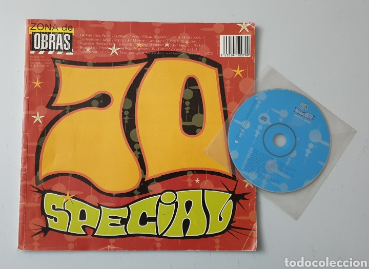 Magazines de musique: REVISTA FANZINE ZONA DE OBRAS N&deg;6 ESPECIAL A&Ntilde;OS 70 + CD (Espa&ntilde;a, 2000)