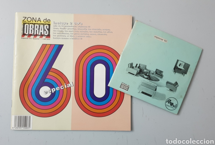 Magazines de musique: REVISTA FANZINE ZONA DE OBRAS N&deg;3 ESPECIAL A&Ntilde;OS 60 + DOBLE CD (Espa&ntilde;a, 1997)