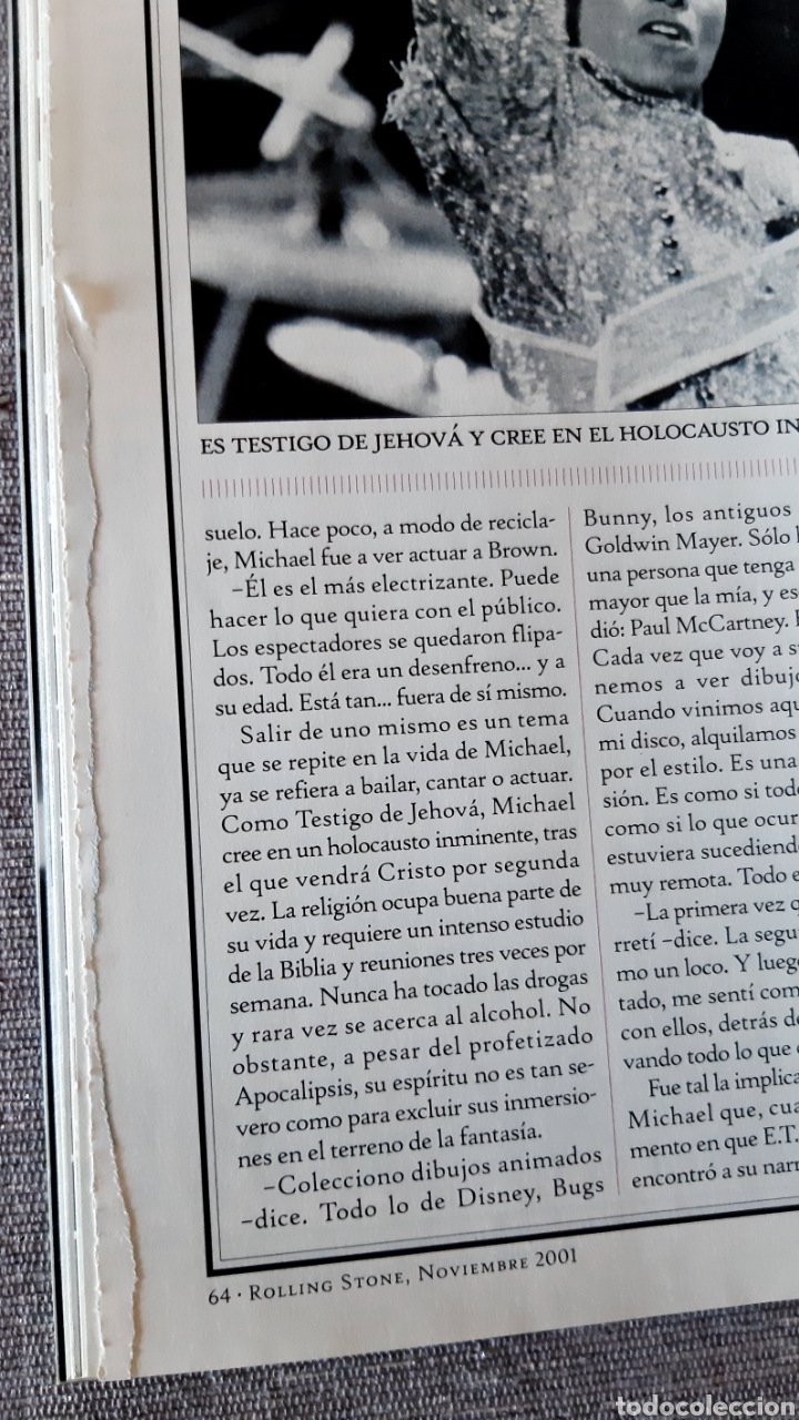 Revistas de m&uacute;sica: REVISTA &rdquo;ROLLING STONE&rdquo; MICHAEL JACKSON - Foto 9