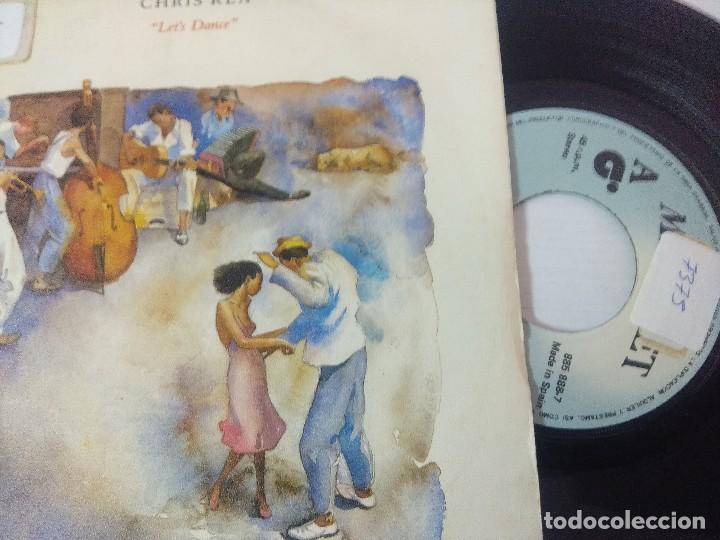 Revistas de m&uacute;sica: CHRIS REA/LETS DANCE/SINGLE. - Foto 2