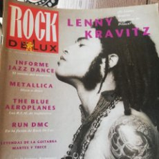 Revistas de música: ROCK DE LUX Nº 81 LENNY KRAVITZ-JAZZ DANCE-METALLICA-RUN DMC-VAN MORRISON-THE BLUE AEROPLANES. Lote 340813578